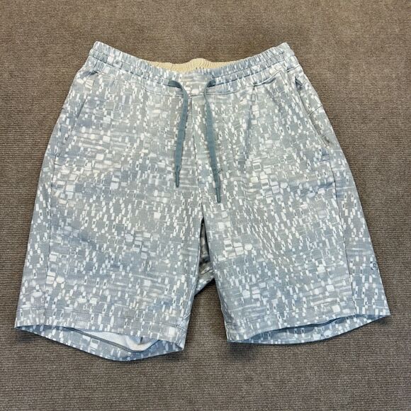 Lululemon Bowline 8" Shorts Men's Small Gray Super Structure Cast Elastic Waist - Picture 1 of 11